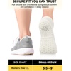 Aoliks 6 Pairs Pilates Grip Socks for Women, Non-slip Yoga Athletic Socks for Barre Ballet Barefoot Workout Hospital(Multicolor 01)