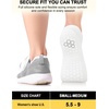 Aoliks 6 Pairs Pilates Grip Socks for Women, Non-slip Yoga Athletic Socks for Barre Ballet Barefoot Workout Hospital(Multicolor 013)