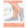 Aoliks 6 Pairs Pilates Grip Socks for Women, Non-slip Yoga Athletic Socks for Barre Ballet Barefoot Workout Hospital(Multicolor 0145)