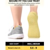 Aoliks 6 Pairs Pilates Grip Socks for Women, Non-slip Yoga Athletic Socks for Barre Ballet Barefoot Workout Hospital(Multicolor 04)