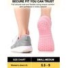 Aoliks Pilates Socks Yoga Socks with Grips for Women, Grip Athletic Socks for Pure Barre Ballet Dance Workout Hospital